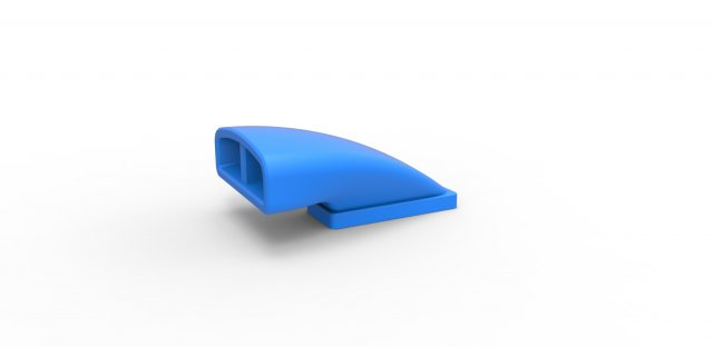 Air intake 7 Scale 1 to 25 3D 打印模型 .c4d .max .obj .3ds .fbx .stl .blend 