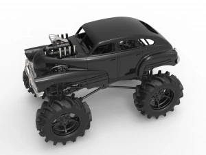 Błotnik 3 Skala od 1 do 25 Model do druku 3D