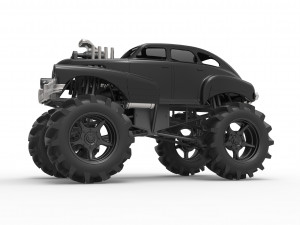 Mud truck 3 Scale 1 to 25 3D 프린트 모델