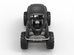 Mud truck 3 Scale 1 to 25 3D 프린트 모델