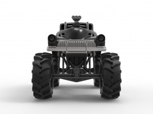 Mud truck 3 Scale 1 to 25 3D 프린트 모델