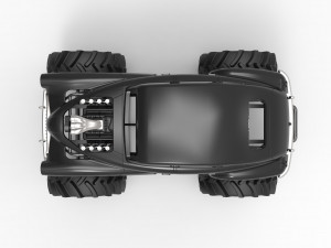 Mud truck 3 Scale 1 to 25 3D 프린트 모델