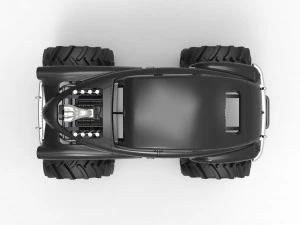 Błotnik 3 Skala od 1 do 25 Model do druku 3D