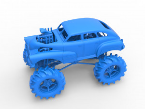 Mud truck 3 Scale 1 to 25 3D 프린트 모델