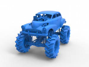 Mud truck 3 Scale 1 to 25 3D 프린트 모델