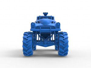 Mud truck 3 Scale 1 to 25 3D 프린트 모델