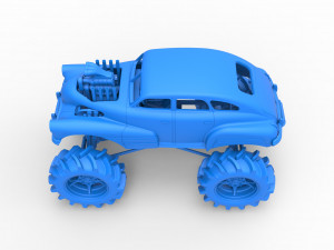 Mud truck 3 Scale 1 to 25 3D 프린트 모델