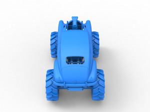 Mud truck 3 Scale 1 to 25 3D 프린트 모델