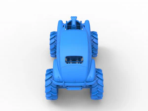 Błotnik 3 Skala od 1 do 25 Model do druku 3D