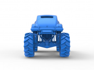 Mud truck 3 Scale 1 to 25 3D 프린트 모델