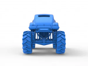 Błotnik 3 Skala od 1 do 25 Model do druku 3D