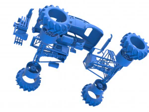 Błotnik 3 Skala od 1 do 25 Model do druku 3D