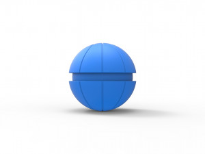 Basketball style orb 3D Baskı Modeli