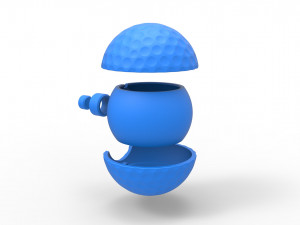 Golf ball style orb Modelo de Impressão 3D
