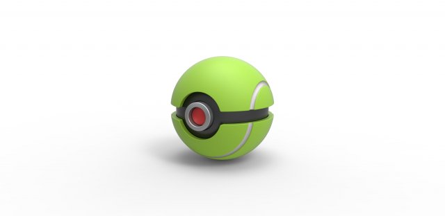 Tennis ball style orb 3D Print Model