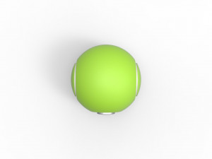 Tennis ball style orb 3D Baskı Modeli