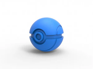 Tennis ball style orb 3D Print Model