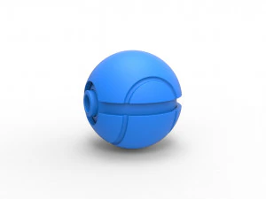 Tennis ball style orb 3D Print Model