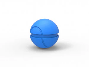 Tennis ball style orb 3D Print Model