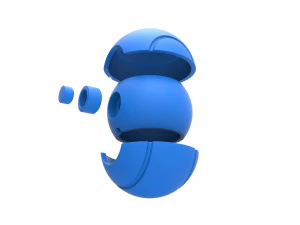 Tennis ball style orb 3D Print Model