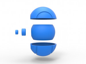 Tennis ball style orb 3D Baskı Modeli