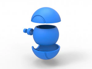Tennis ball style orb 3D Print Model