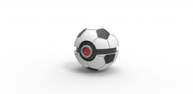 Soccer ball style orb Modelo de Impressão 3D .c4d .max .obj .3ds .fbx .stl .blend 