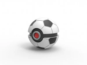 Bola gaya bola sepak Model Cetak 3D