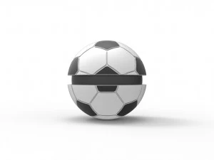 Soccer ball style orb 3D Print Model