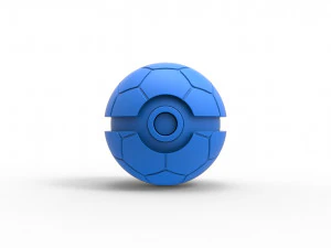 Soccer ball style orb 3D Print Model