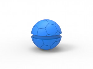 Soccer ball style orb Modelo de Impressão 3D