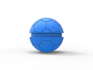Soccer ball style orb 3D Print Model