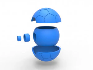 Soccer ball style orb 3D Print Model