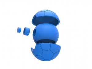 Soccer ball style orb 3D Print Model