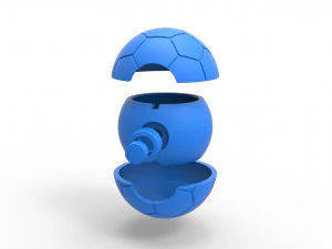Soccer ball style orb 3D Print Model