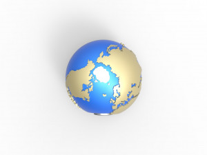 Earth orb 3D Print Model