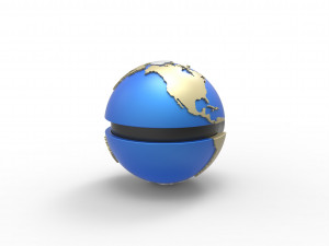 Earth orb 3D Print Model