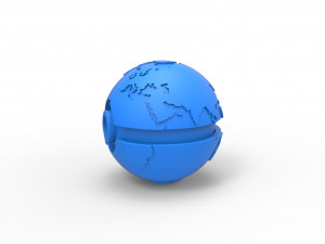 Earth orb 3D Print Model