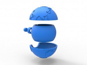 Earth orb 3D Print Model
