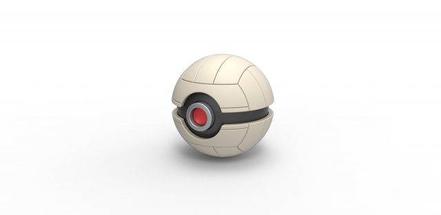 Volleyball style orb 3Dプリントモデル .c4d .max .obj .3ds .fbx .stl .blend 
