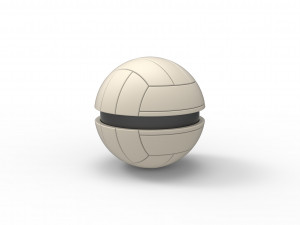 Volleyball style orb 3Dプリントモデル