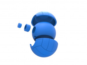 Volleyball style orb 3Dプリントモデル
