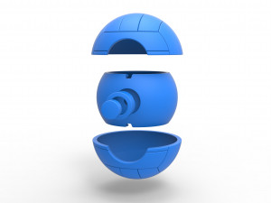 Volleyball style orb 3Dプリントモデル