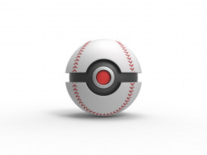 Baseball style orb 3Dプリントモデル
