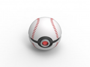 Baseball style orb 3Dプリントモデル