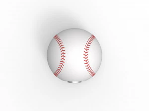 Bola gaya bisbol Model Cetak 3D