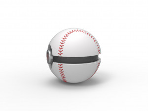 Baseball style orb 3Dプリントモデル