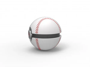 Bola gaya bisbol Model Cetak 3D