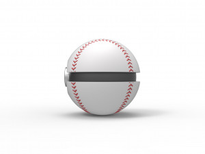 Baseball style orb 3Dプリントモデル