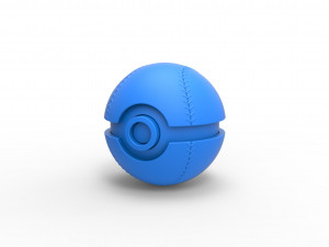 Baseball style orb 3Dプリントモデル